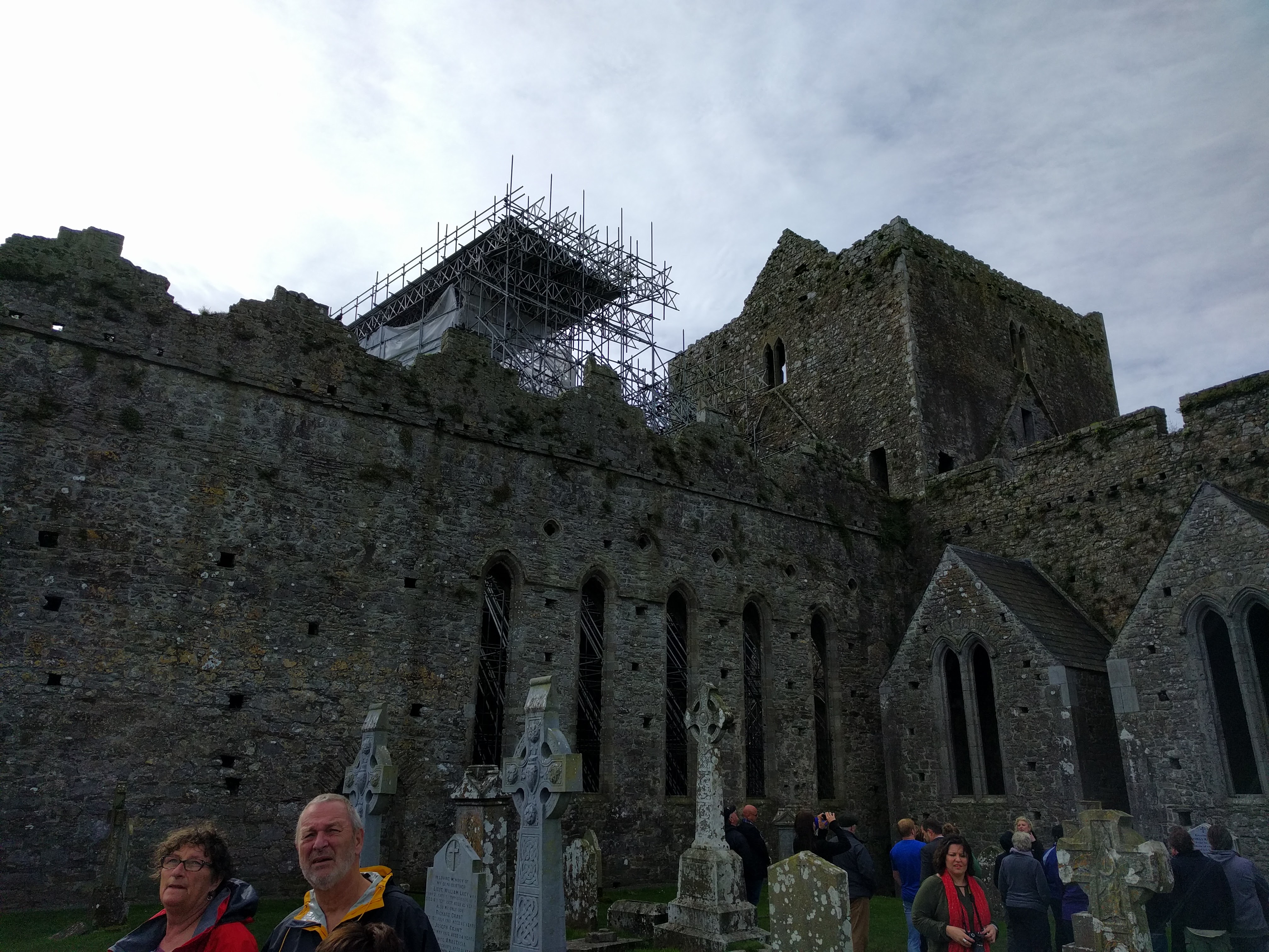 Rock of Cashel - reconstructie van de kerk