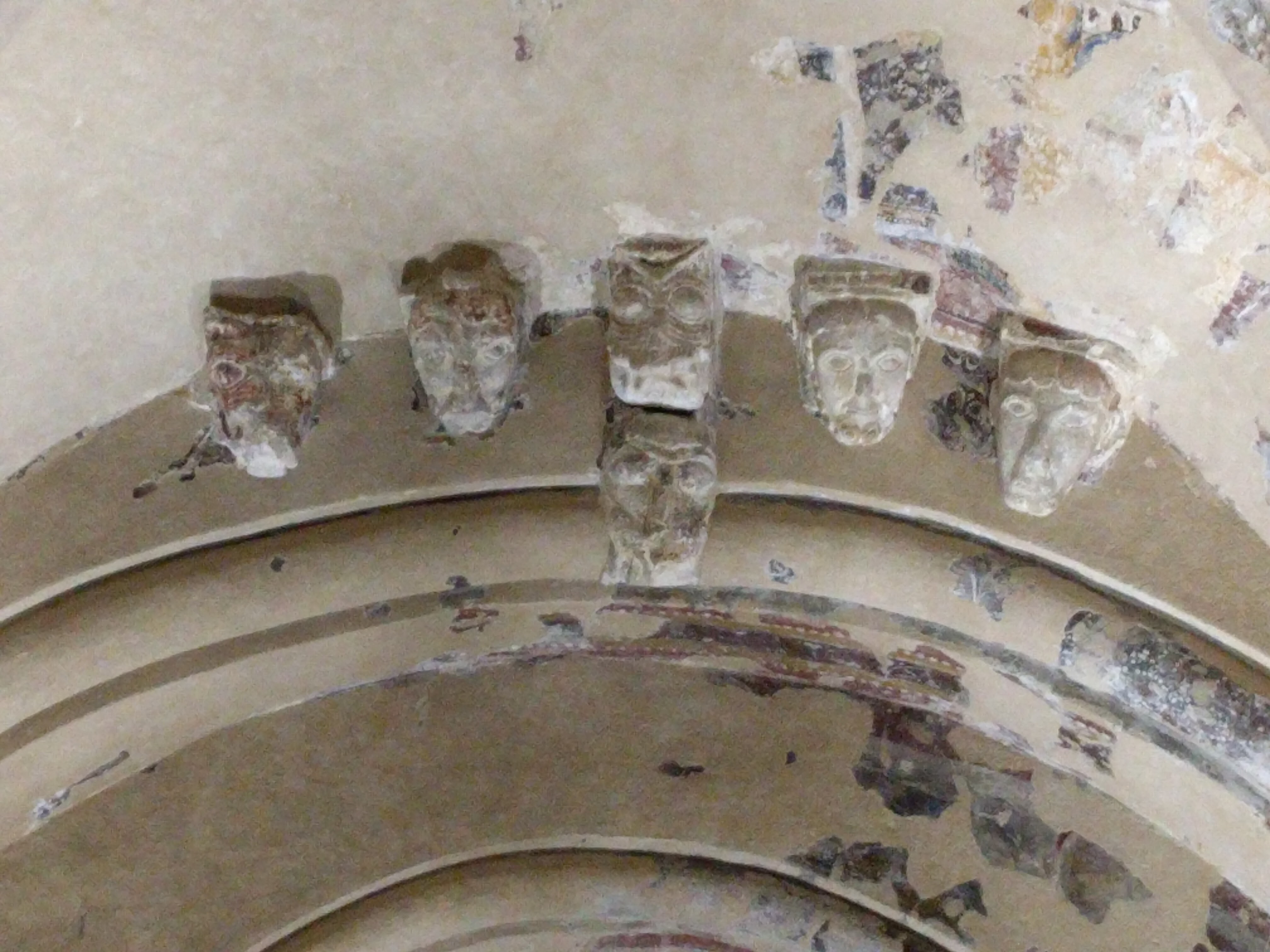 Rock of Cashel - koning Cormac's kapel - detail van het plafond